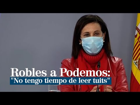 Margarita Robles a Podemos: «No tengo tiempo de leer tuits»