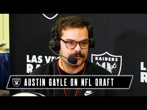 Austin Gayle on the Raiders Drafting for Value Over Need in the 2022 NFL Draft | Raiders | NFL video clip