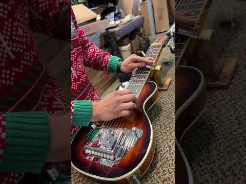 Christmas time is here! Scotty slides into the weekend on this (LS-8) Lap Steel Guitar