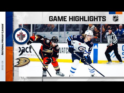 Jets @ Ducks 3/23 | NHL Highlights 2023