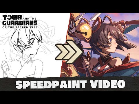 Speedpaint | Towa and the Guardians of the Sacred Tree