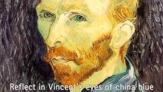 Vincent - Don McLean ( Starry, Starry Night) With Lyrics-Gogh's works
