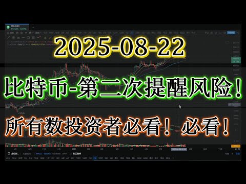 比特币BTC出现危险信号了!第二次提醒风险!注意106000美金的关键位置!必看!#btc #比特币#合约交易