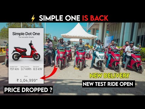 ⚡Simple One New Delivery | New price & Test ride | 6 New Dealership | All Details | ride with mayur