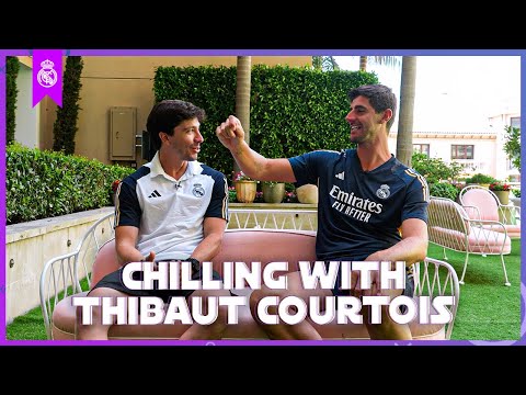 Real Madrid tour secrets with Thibaut Courtois!