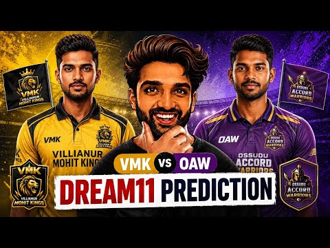 VMK vs OAW Dream11 Prediction Today | VMK vs OAW Dream11 Team | VMK vs OAW Pondicherry T20 2026