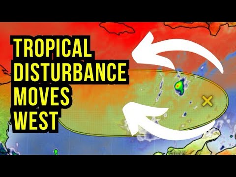 Tropical Disturbance Fights Dry Air...