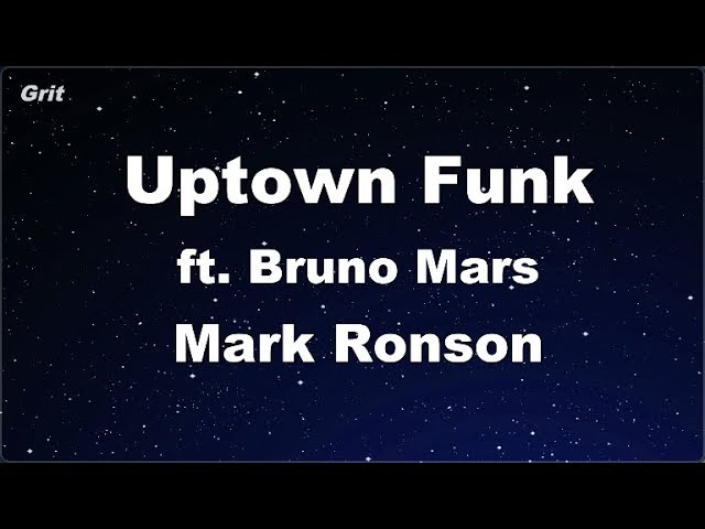 Up Town Funk Music: The Kar Version
