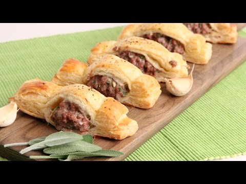 Sausage Rolls Recipe - Laura Vitale - Laura in the Kitchen Episode 997 - UCNbngWUqL2eqRw12yAwcICg