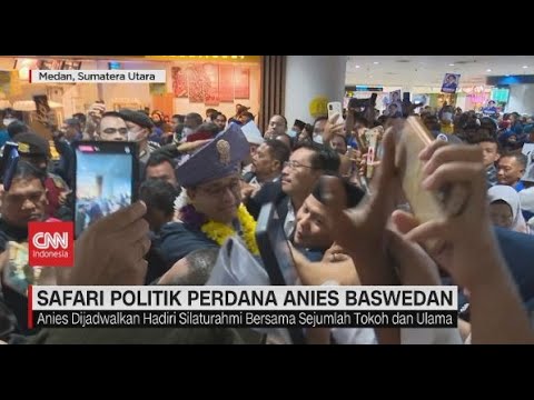 Safari Politik Perdana Anies Baswedan, Disambut Ribuan Warga Medan