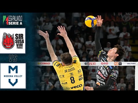 Perugia vs. Modena - Highlights | SuperLega 2024 - Matchday 14