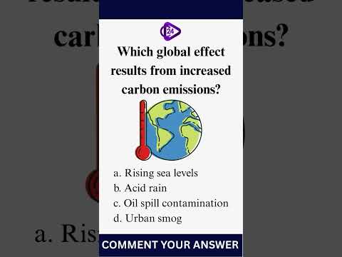Comment your answer 🤓 #science #olympiadbyclass24 #global #environment #quiz #globalwarming #student