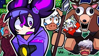 SÓ PODEMOS SAIR A NOITE NO SOBREVIVA 99 noites na floresta - Roblox