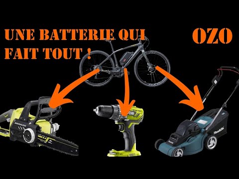 Batterie multi usage OZO - Une batterie pour tous vos appareils : vélos, outillage, trottinette...