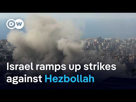 Israel's airstrikes hit Beirut as it aims to cripple Hezbollah | DW News