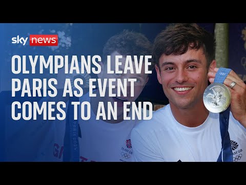 Olympians set to arrive back in London from Paris Games