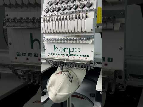 Testing new design on hat! #embroidery #hat #shorts #honpo