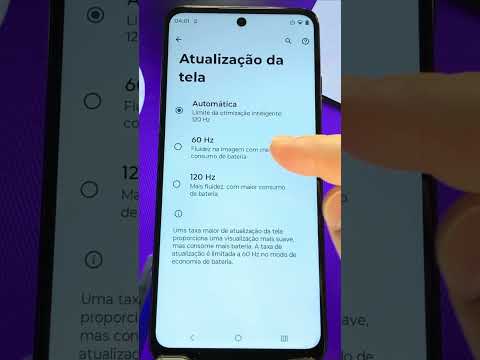 Como Alterar a TAXA de ATUALIZAÇÃO da TELA no MOTOROLA #shorts #motorola #android #tutorial #tela