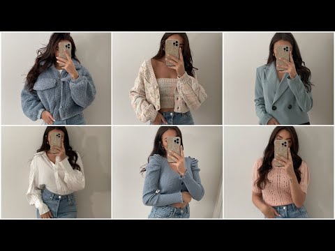 Video: SPRING WARDROBE HAUL! cute tops, sweaters, outwear, + shoes