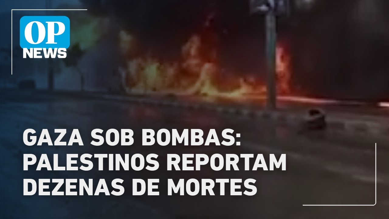 Gaza sob bombas palestinos reportam dezenas de mortes | O POVO News