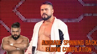 Andrade - Spinning Back Elbow Compilation