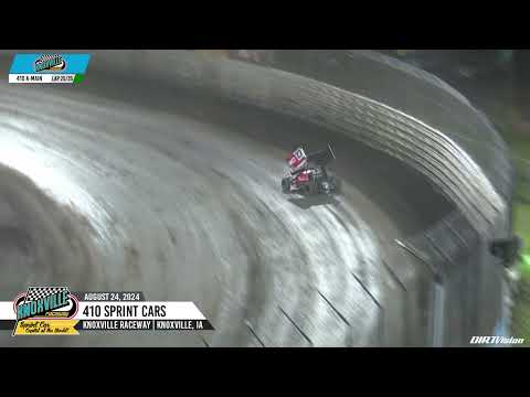 Knoxville Raceway 410 Highlights // August 24, 2024 - dirt track racing video image