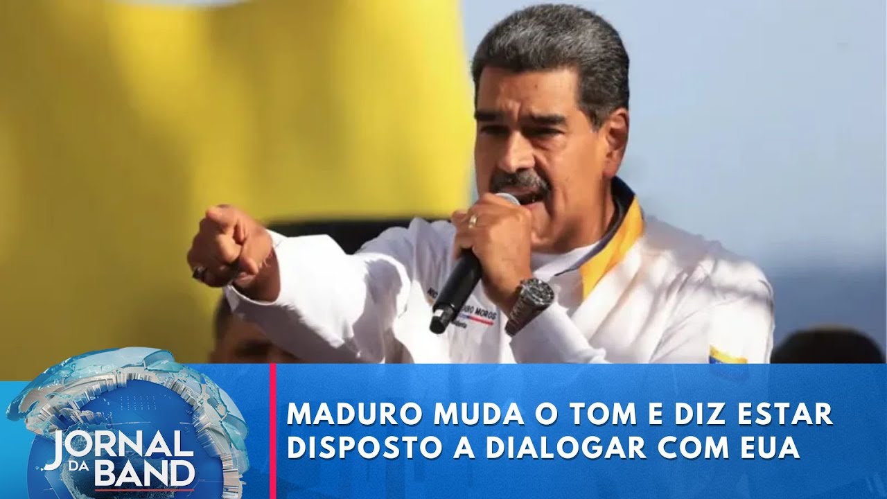 Nicolás Maduro muda o tom e diz estar disposto a dialogar com EUA