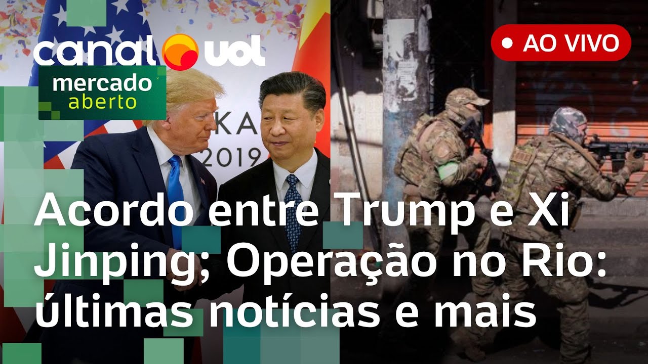 Operação no Rio últimas notícias e entrevista com Caiado Trump com Xi Jinping e mais ao vivo  TV Online Operação no Rio últimas notícias e entrevista com Caiado Trump com Xi Jinping e mais ao vivo