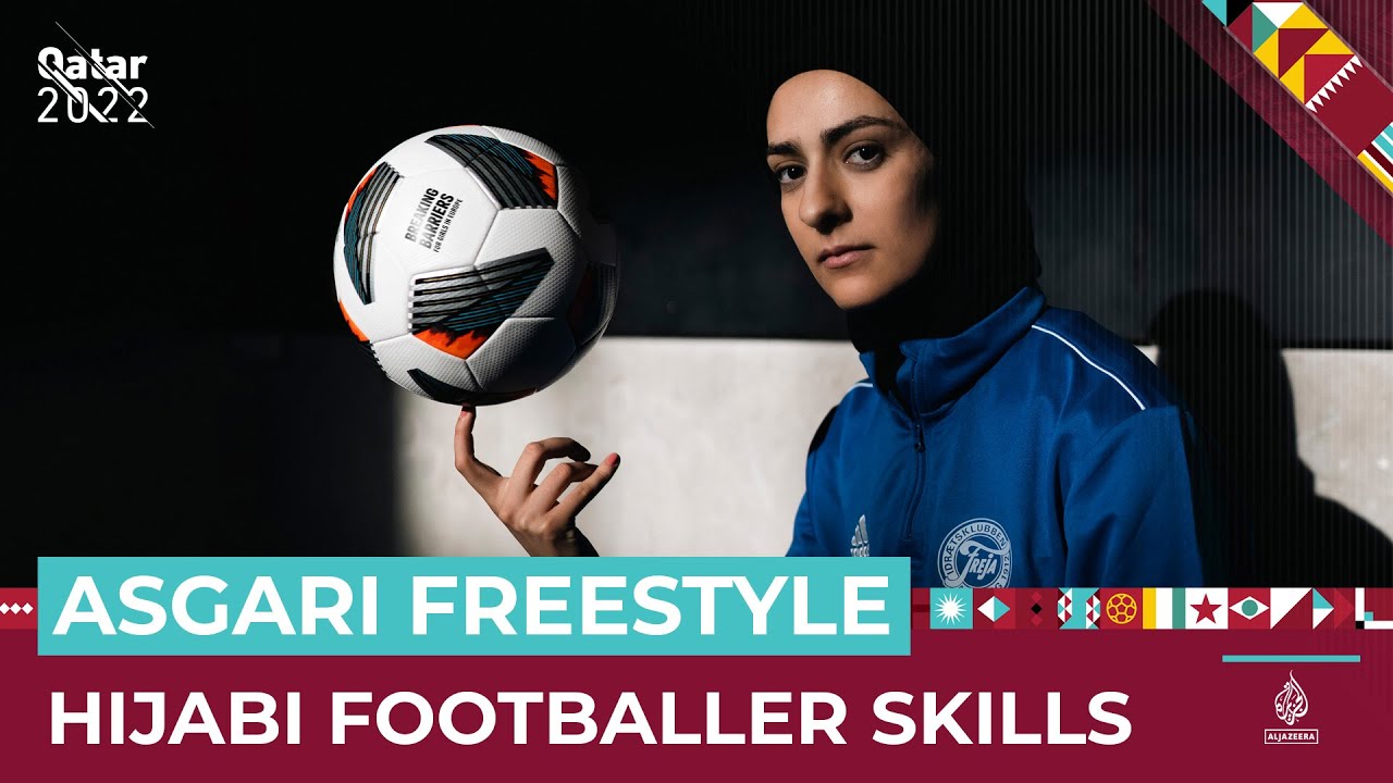 Hijabi football freestyler shows her skills in Qatar | Al Jazeera Newsfeed