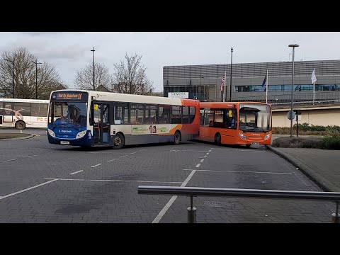Buses at Lincoln Central Bus Station, St Mary's Street & In Newark (07/02/2024)