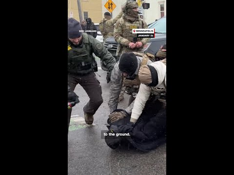 Protester pinned to ground in MN sprayed with chemicals