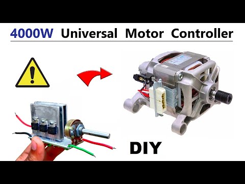 4000 Watt Universal Motor Speed Control - Make 120v RPM Controller DIY