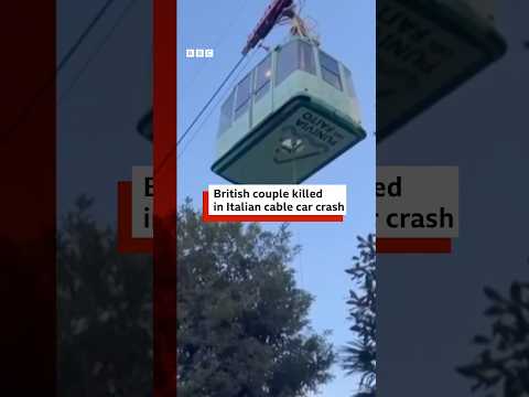 A British couple were among four people killed in a cable car crash in Italy, police say. #BBCNews