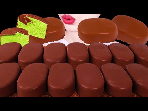 ASMR MUKBANG|CHOCOLATE ICE CREAM PARTY *TICO, SALT BREAD 초콜릿 아이스크림 파티 *티코, 소금빵 먹방