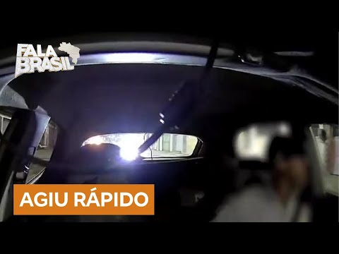 Motorista escapa de assalto ao dar marcha ré em fuga no Rio