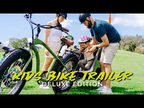 In Focus: Deluxe Kids Bike Trailer – Features & Specs Review by Ampd Bros