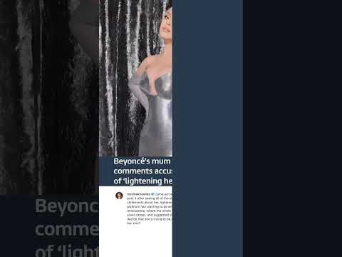 Beyonce’s mum has defended her daughter over accusations she has lightened her skin colour #itvnews