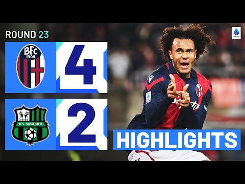 BOLOGNA-SASSUOLO 4-2 | HIGHLIGHTS | Six goal thriller in Bologna! | Serie A 2023/24