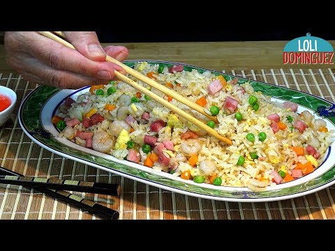 HOY TE ENSEÑO CÓMO HACER ARROZ FRITO TRES DELICIAS - Recetas paso a paso, tutorial - Loli Domínguez - UC5ONfXPjWgqElh0NZaRJ1tg