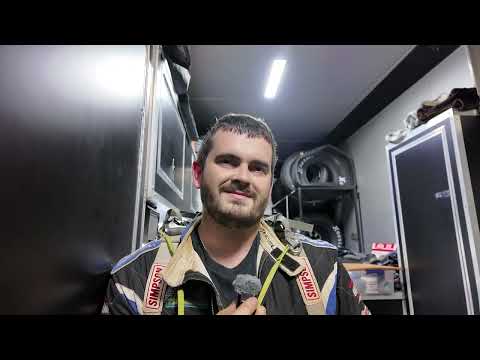 Garrett Bard discusses his intense and close runner-up finish Saturday night at Port Royal - dirt track racing video image