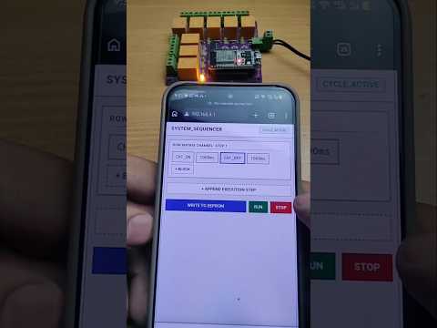 8 Channel Relay Sequence Controller #kiyanislab #jlcpcb #arduinoproject #diyproject