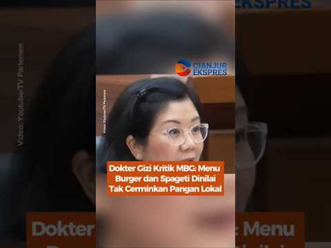 Dokter Gizi Kritik MBG: Menu Burger dan Spageti Dinilai Tak Cerminkan Pangan Lokal