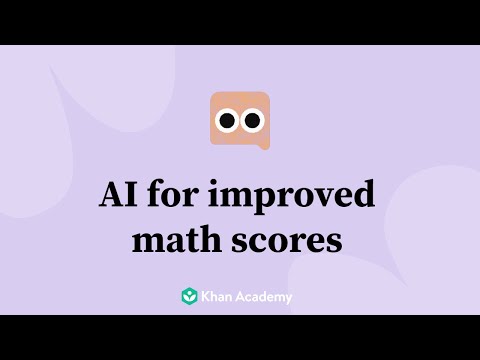 AI for improved math scores