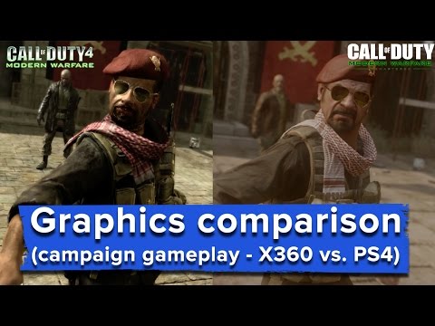 Modern Warfare Remastered graphics comparison - full game  (X360 vs. PS4) - UCciKycgzURdymx-GRSY2_dA