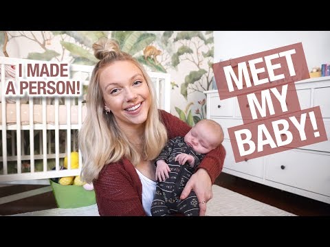 Meet My Baby + Labor Story!