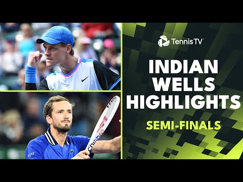 Sinner vs Alcaraz; Medvedev vs Paul | Indian Wells 2024 Semi-Final Highlights