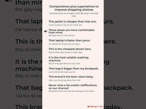 🚀 COMPARATIVES & SUPERLATIVES: Chọn Mua Sắm THÔNG MINH! 🌟 Lớp Học Tiếng Anh