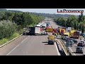 Vaucluse : une portion de l A7 fermée après un grave accident faisant 3 morts et 2 blessés à Vedène