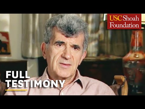 Holocaust Survivor and Distinguished Author Sigmund Tobias | Full Testimony | USC Shoah Foundation