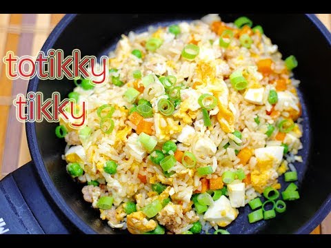 Thai Style Salted Egg Fried Rice with Minced Pork Recipe